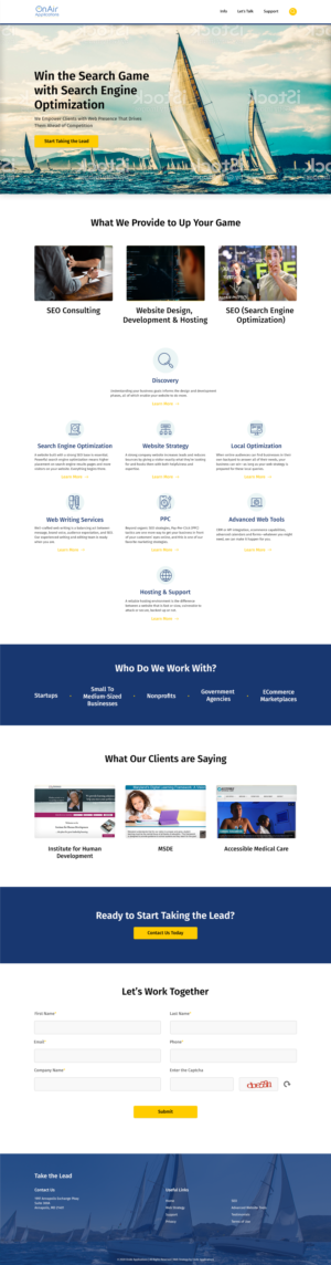 Web Design by Sol. Design for OnAir Applications | Design: #23467726