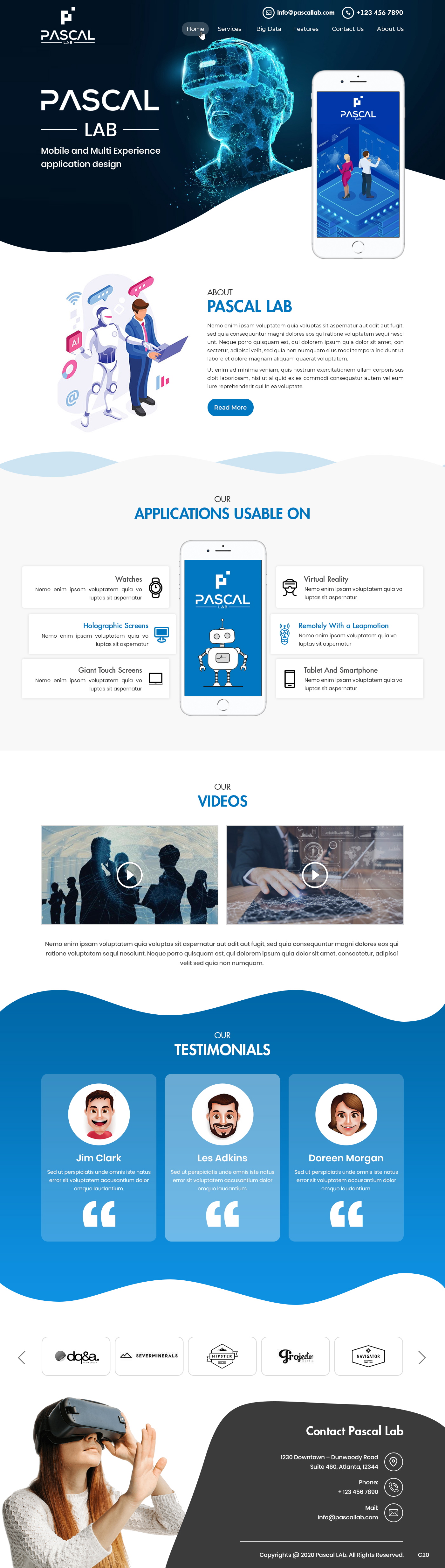 Design Wordpress par pb pour PASCAL Lab | Design #23451264