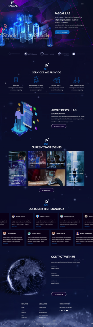 Wordpress Design by pb for PASCAL Lab | Design: #23451296