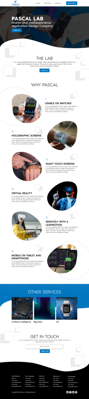 Wordpress Design by sai.designer87 for PASCAL Lab | Design: #23449998