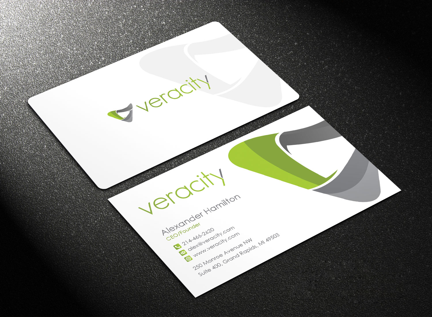 Business Card Design by Sandaruwan for veracity | Design #23423153