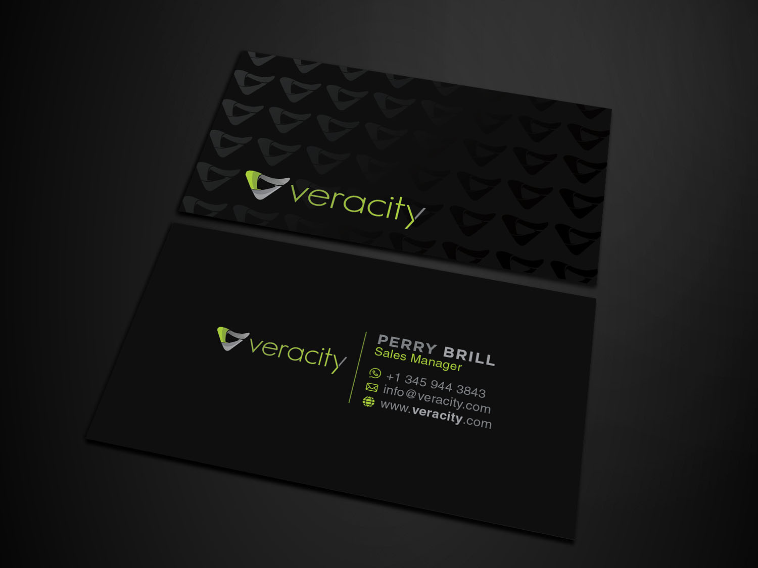 Business Card Design by Verified artistry for veracity | Design #23421303