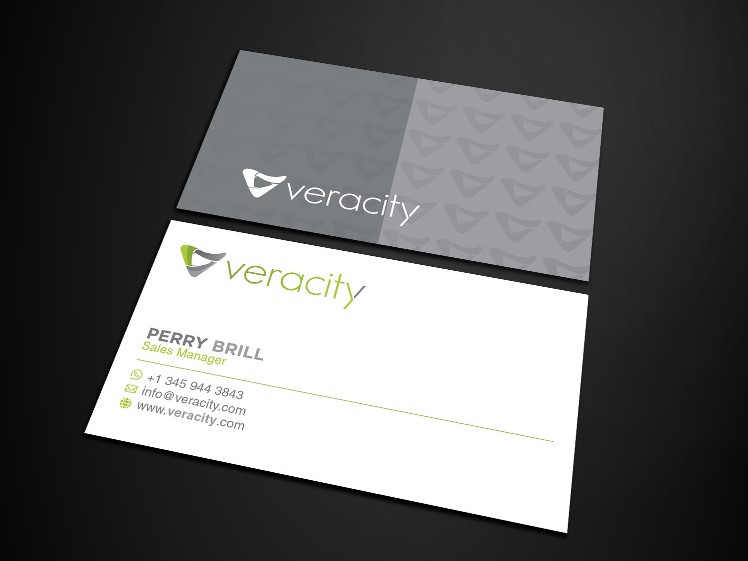 Business Card Design by Verified artistry (Design garden) for veracity | Design #23421314