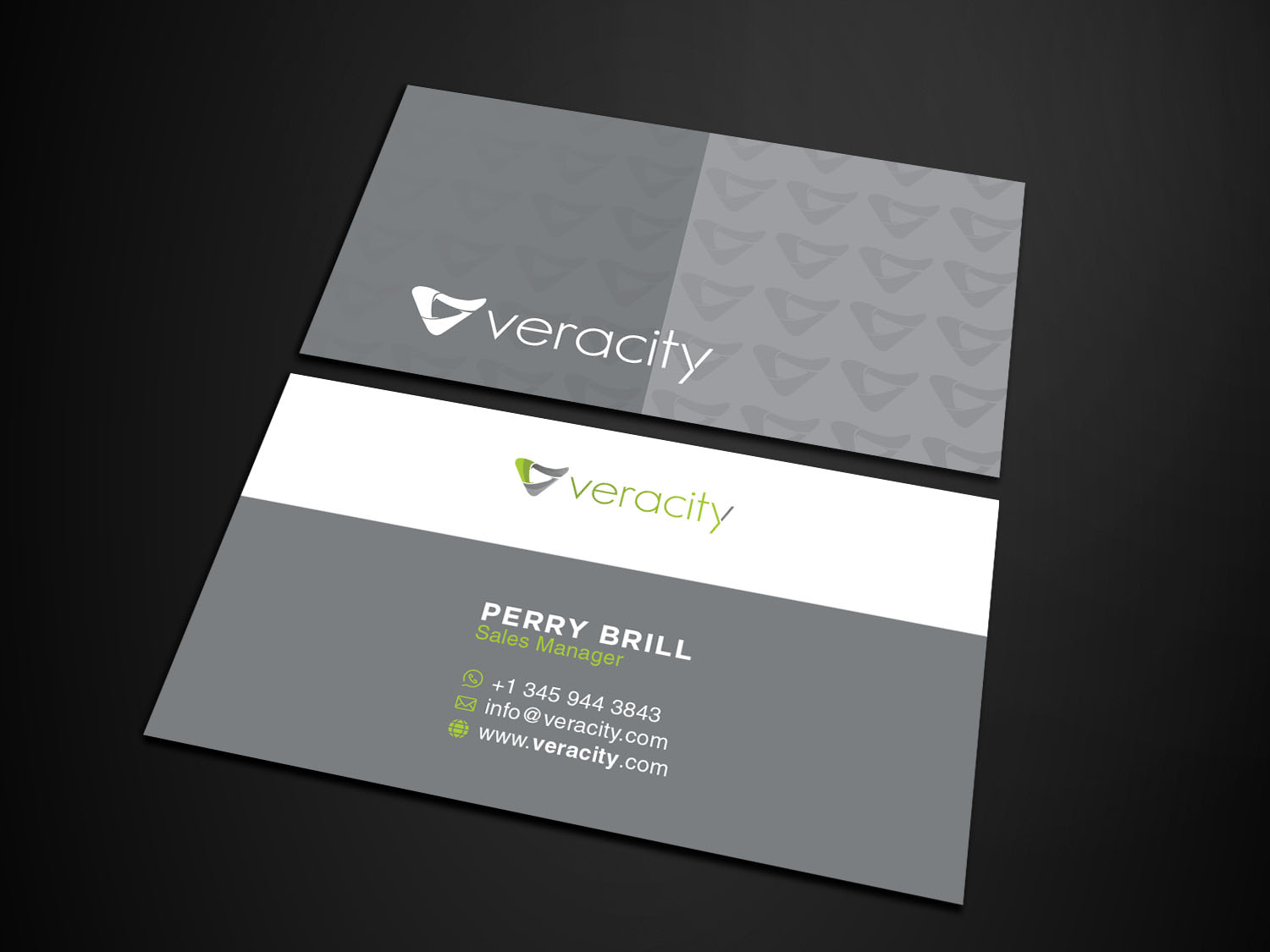 Business Card Design by Verified artistry (Design garden) for veracity | Design #23421315