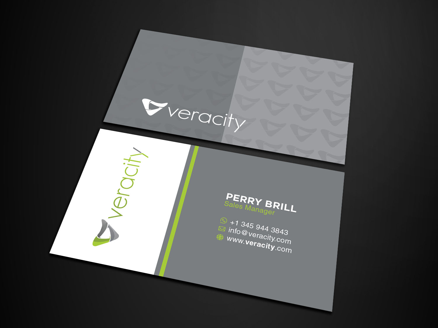 Business Card Design by Verified artistry (Design garden) for veracity | Design #23421318