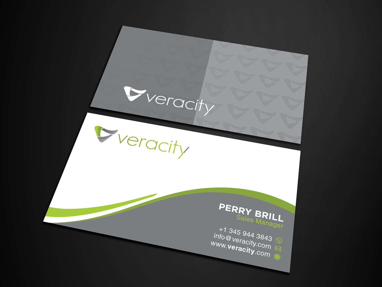 Design de Carte de Visite par Verified artistry (Design garden) pour veracity | Design #23421320
