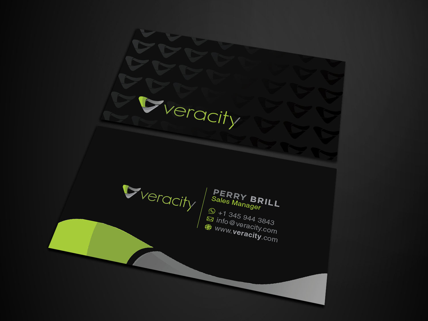 Business Card Design by Verified artistry (Design garden) for veracity | Design #23421368