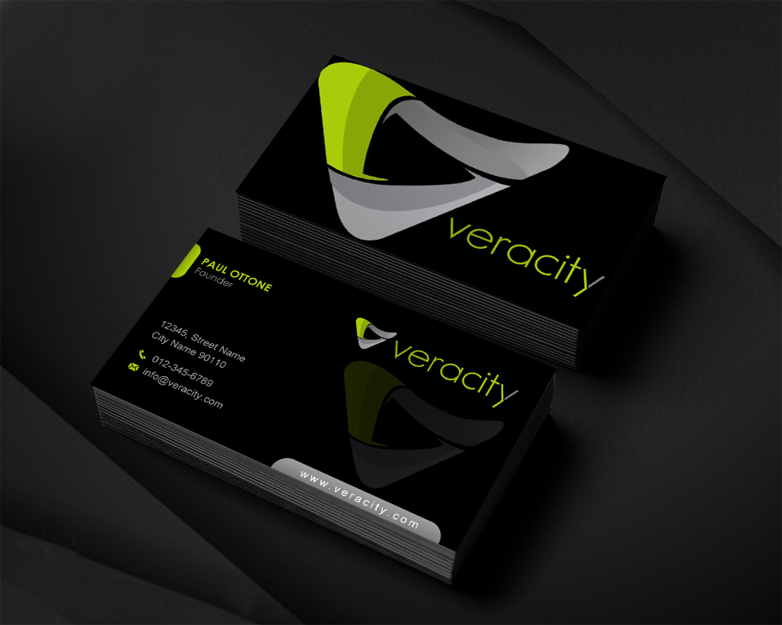 Business Card Design by Infinitive Technology for veracity | Design #23421833