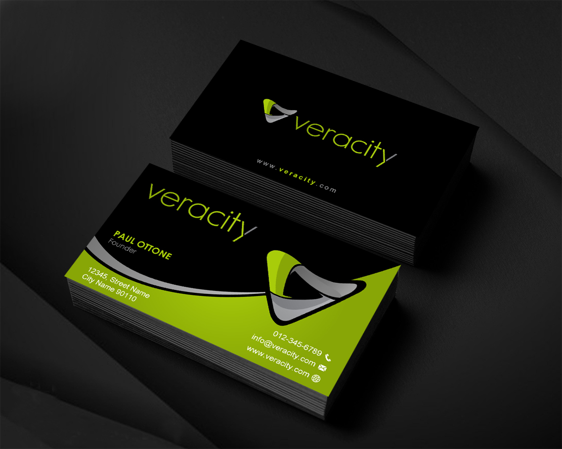 Design de Carte de Visite par Infinitive Technology pour veracity | Design #23421834