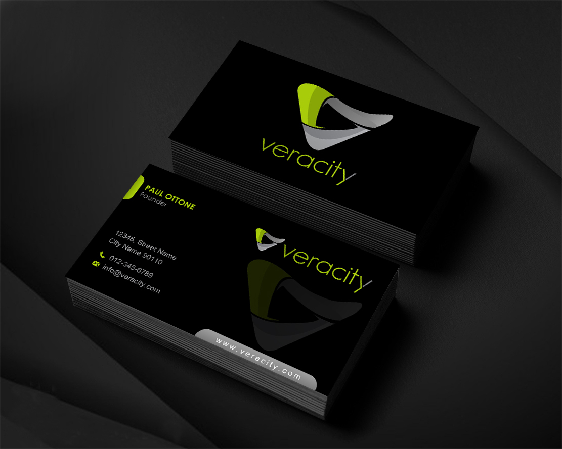Diseño de Tarjeta de Presentación por Infinitive Technology para veracity | Diseño #23421841