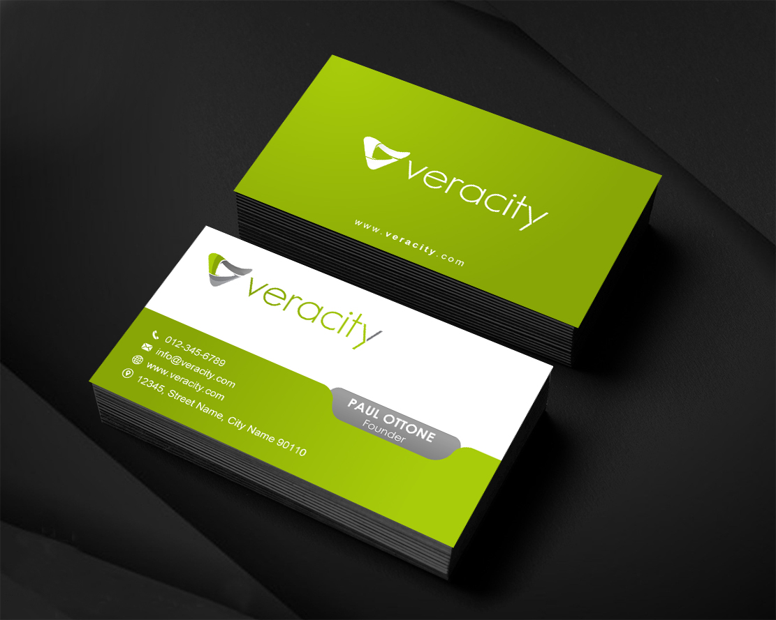 Business Card Design by Infinitive Technology for veracity | Design #23421843