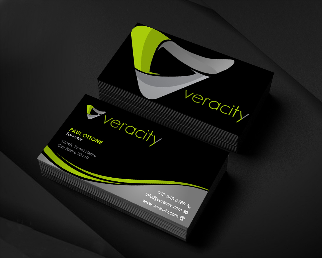 Diseño de Tarjeta de Presentación por Infinitive Technology para veracity | Diseño #23421847