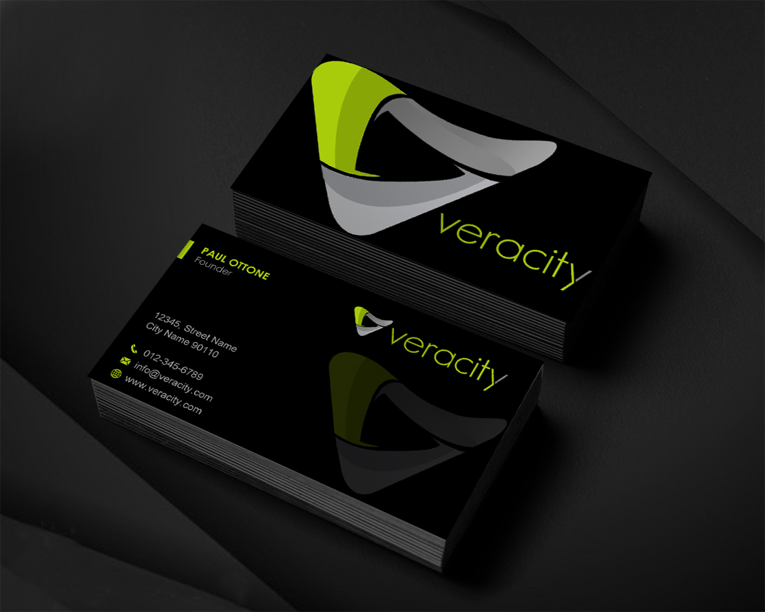 Business Card Design by Infinitive Technology for veracity | Design #23422469