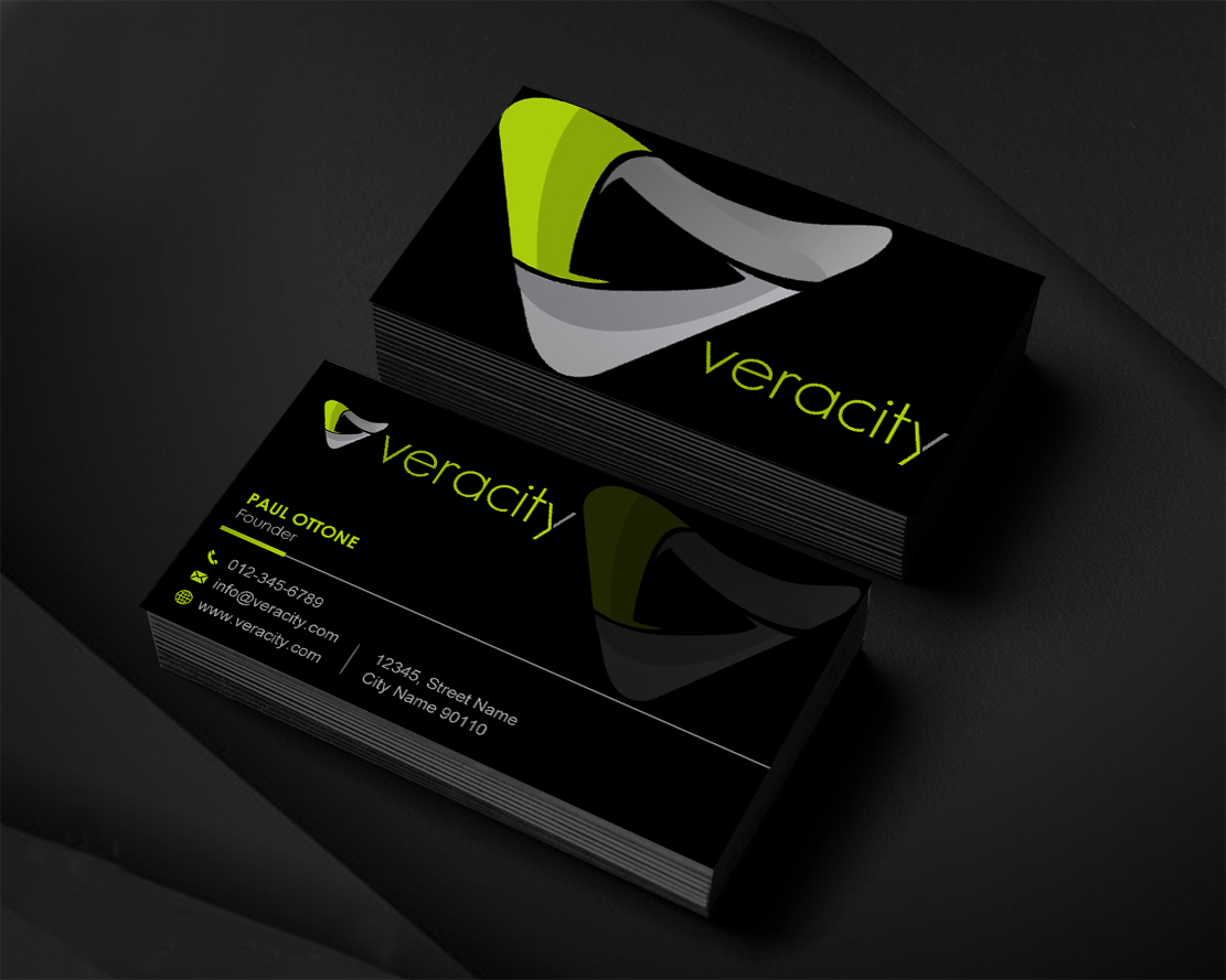 Design de Carte de Visite par Infinitive Technology pour veracity | Design #23422481