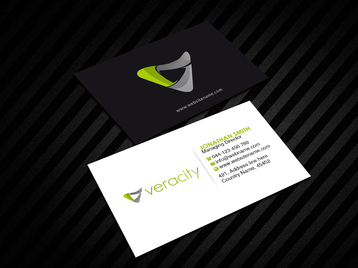 Design de Carte de Visite par Creations Box 2015 pour veracity | Design #23421954