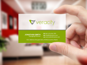 Design de Carte de Visite par Creations Box 2015 pour veracity | Design : #23422809