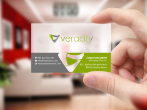 Design de Carte de Visite par Creations Box 2015 pour veracity | Design : #23422810