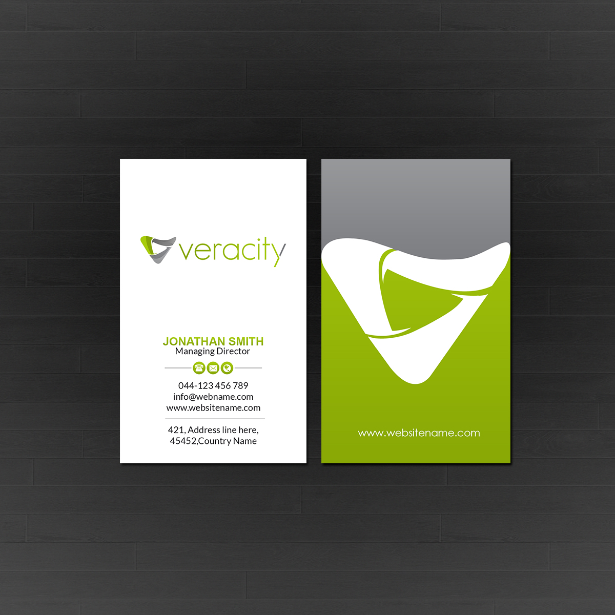 Design de Carte de Visite par Creations Box 2015 pour veracity | Design #23422828
