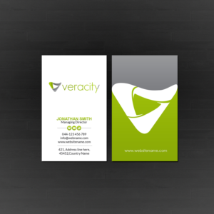 Design de Carte de Visite par Creations Box 2015 pour veracity | Design : #23422828