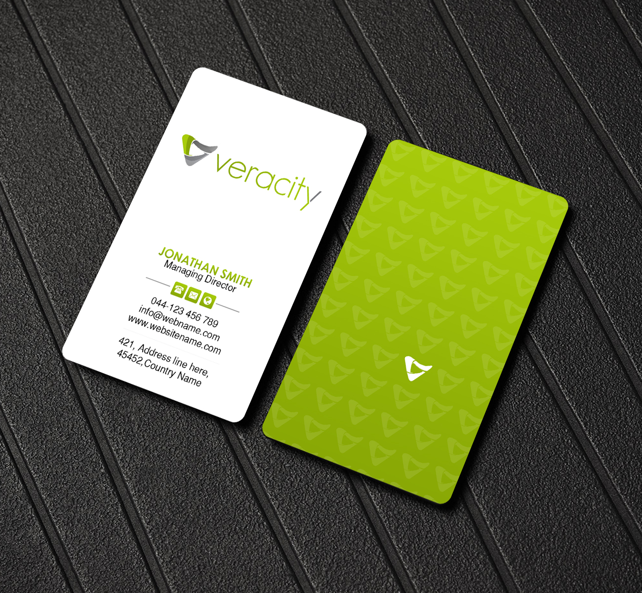 Business Card Design by Creations Box 2015 for veracity | Design #23422832