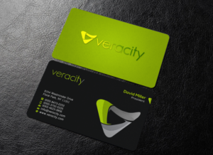 Business Card Design by Brand aid for veracity | Design: #23422391