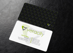 Business Card Design by Brand aid for veracity | Design: #23422393