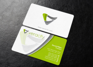 Business Card Design by Brand aid for veracity | Design: #23422394