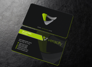 Business Card Design by Brand aid for veracity | Design: #23422397
