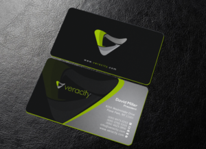 Business Card Design by Brand aid for veracity | Design: #23422398