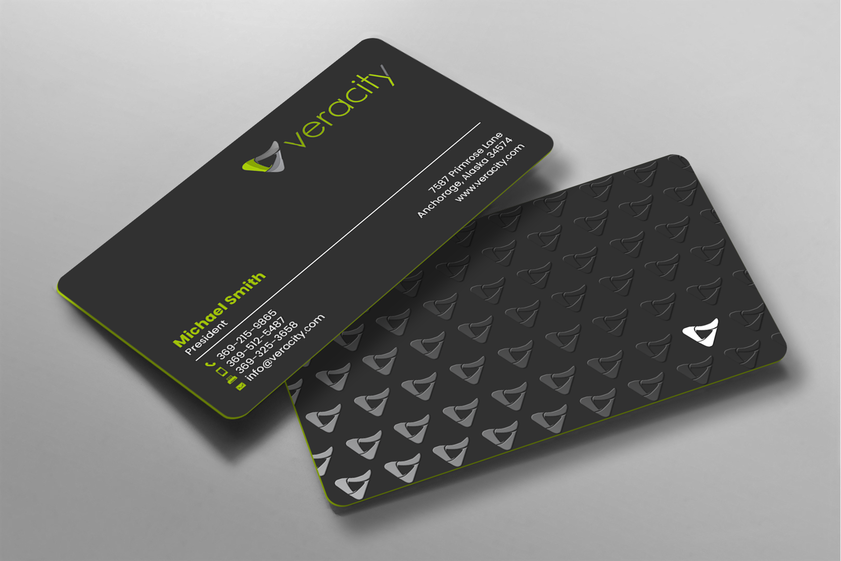 Business Card Design by chandrayaan.creative for veracity | Design #23420380