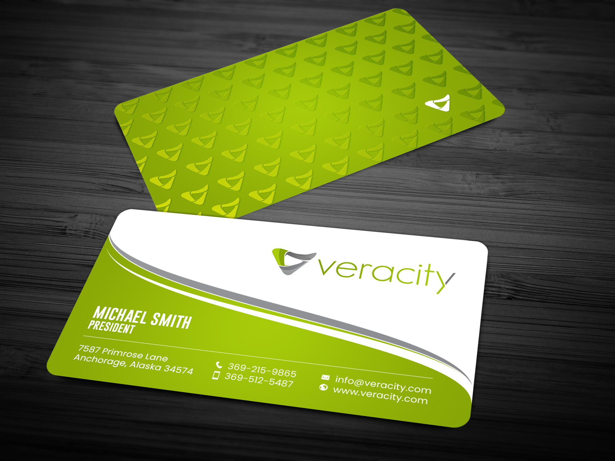 Business Card Design by chandrayaan.creative for veracity | Design #23422369