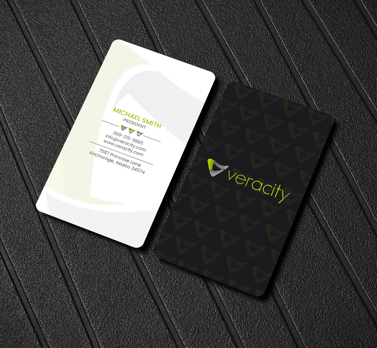 Business Card Design by chandrayaan.creative for veracity | Design #23422377