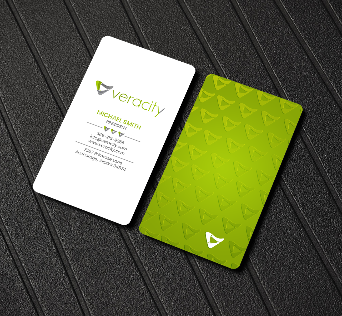 Business Card Design by chandrayaan.creative for veracity | Design #23422382