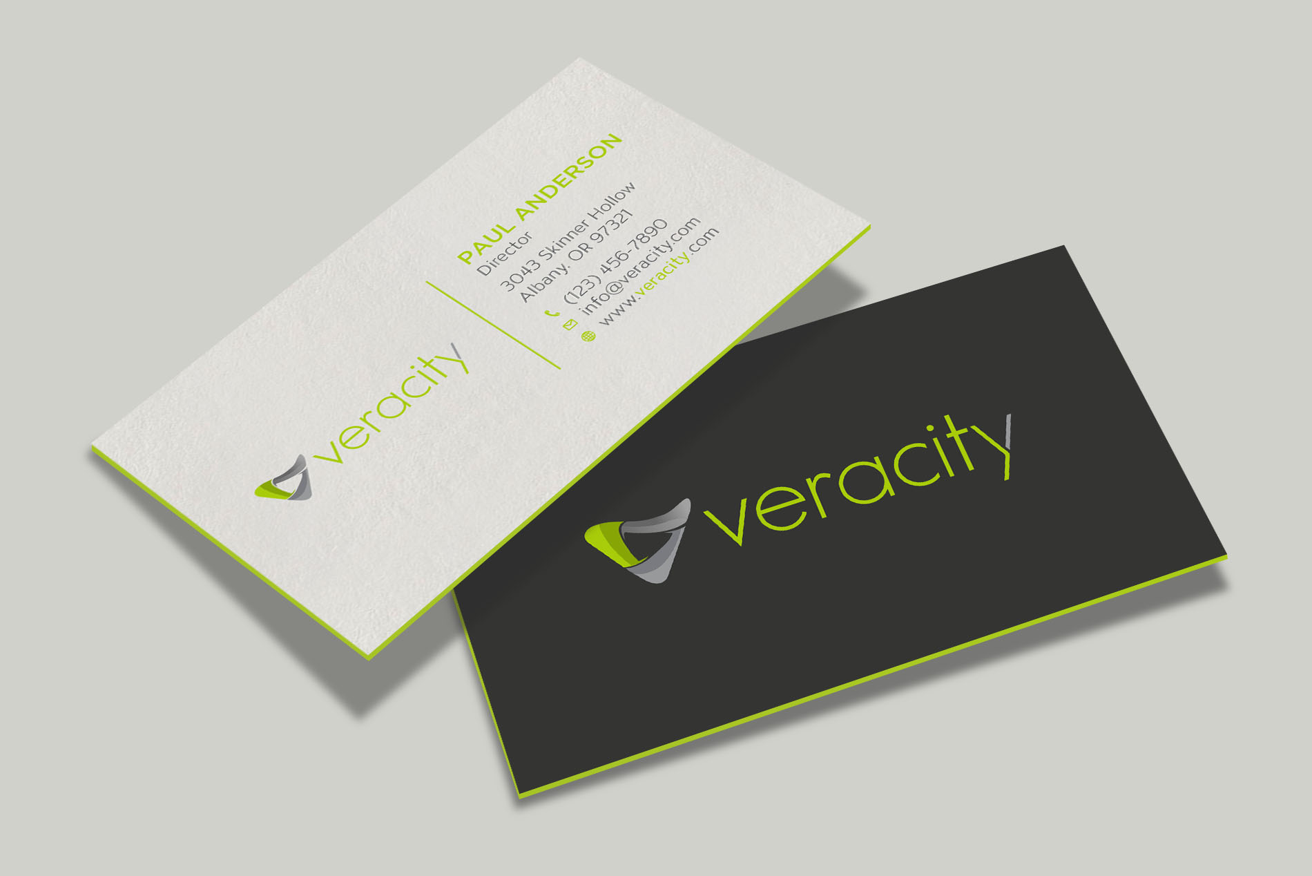 Business Card Design by Tripti Ranjan Gain for veracity | Design #23422532