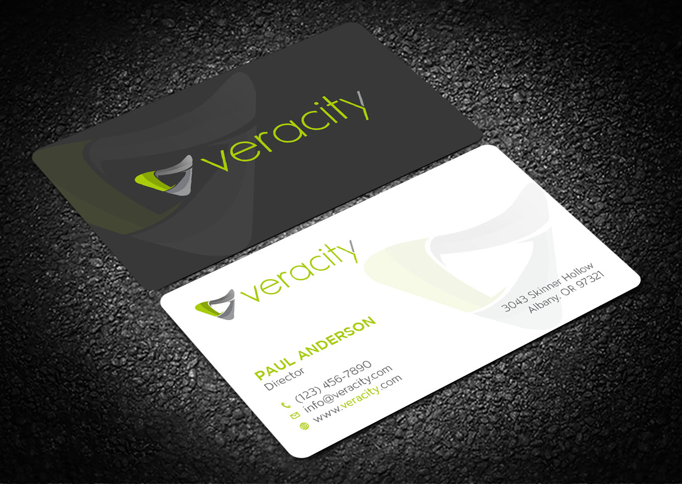 Business Card Design by Tripti Ranjan Gain for veracity | Design #23422541