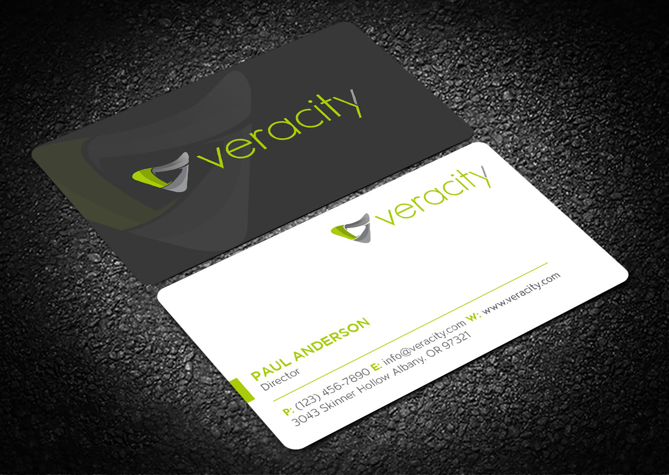 Business Card Design by Tripti Ranjan Gain for veracity | Design #23422543