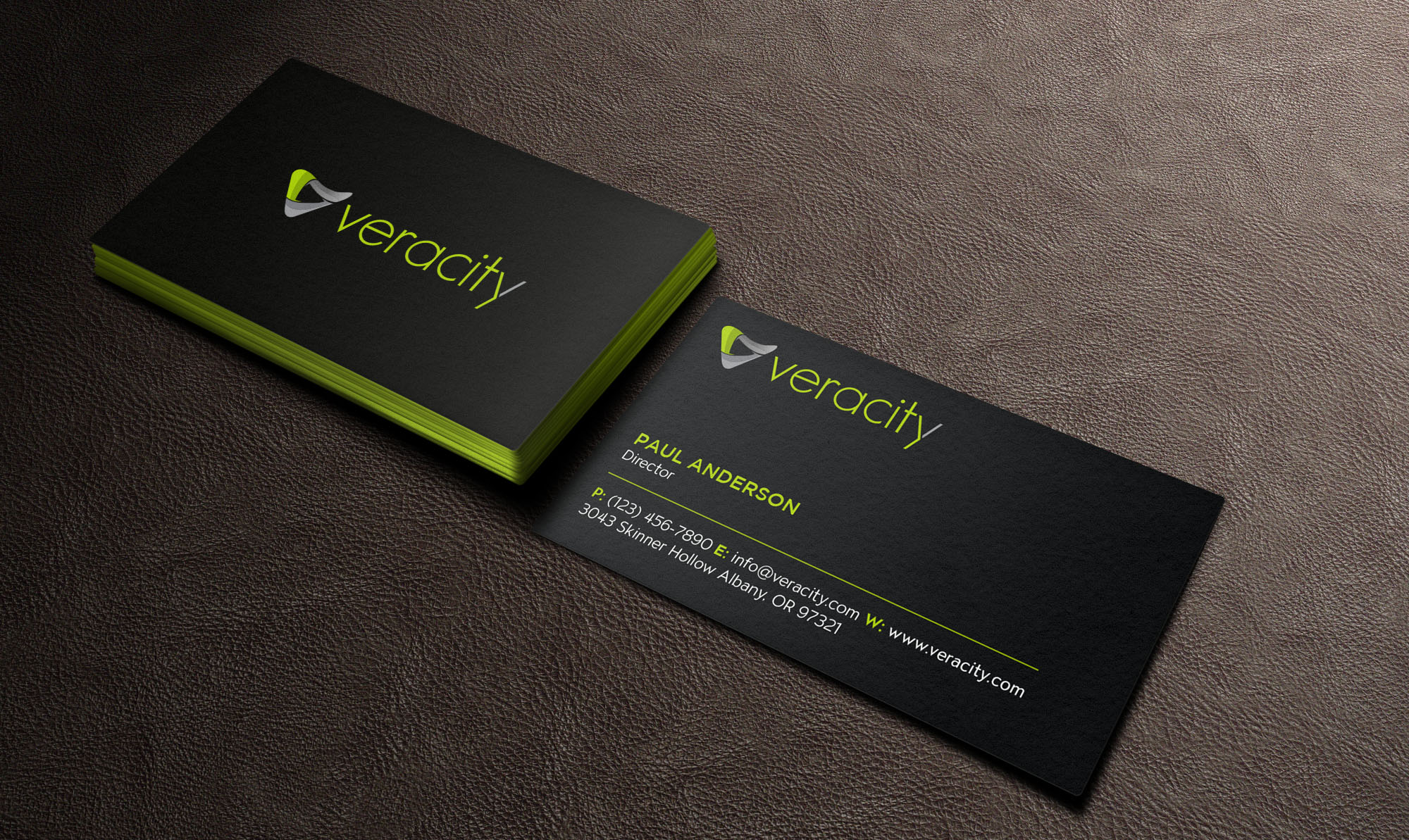 Business Card Design by Tripti Ranjan Gain for veracity | Design #23422544