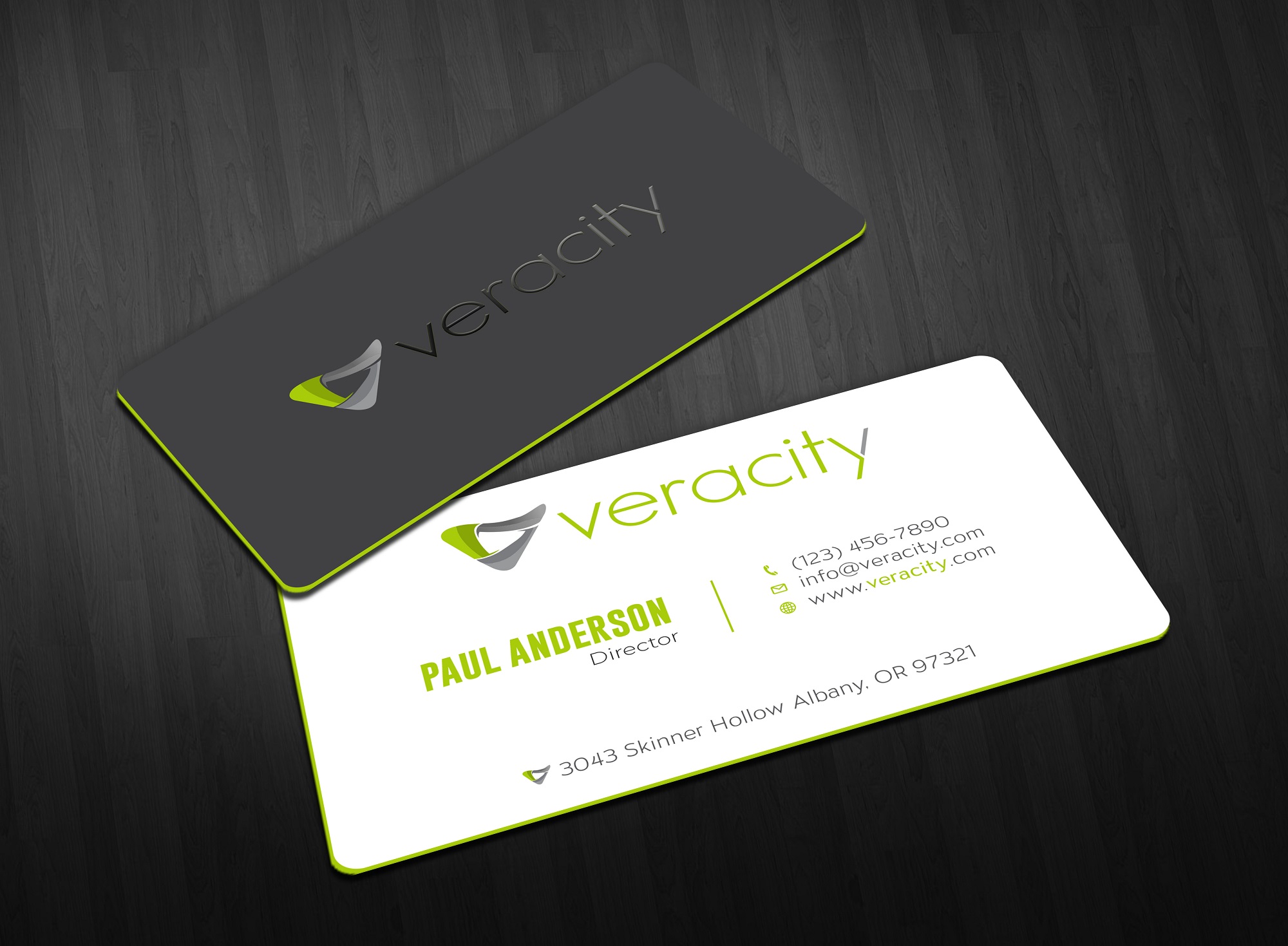 Business Card Design by Tripti Ranjan Gain for veracity | Design #23422545
