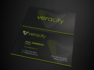 Business Card Design by Tripti Ranjan Gain for veracity | Design: #23422547