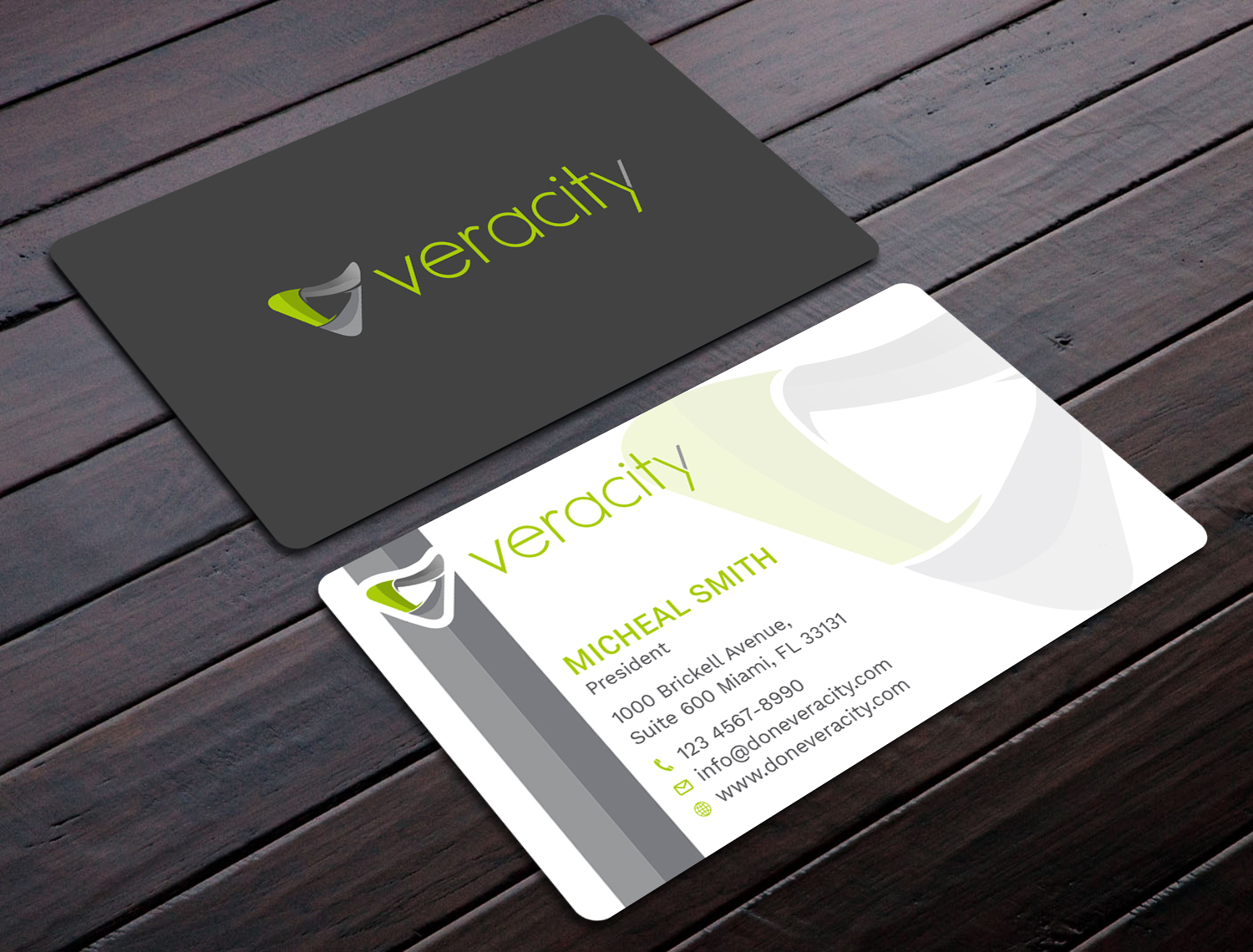 Business Card Design by Tripti Ranjan Gain for veracity | Design #23422570