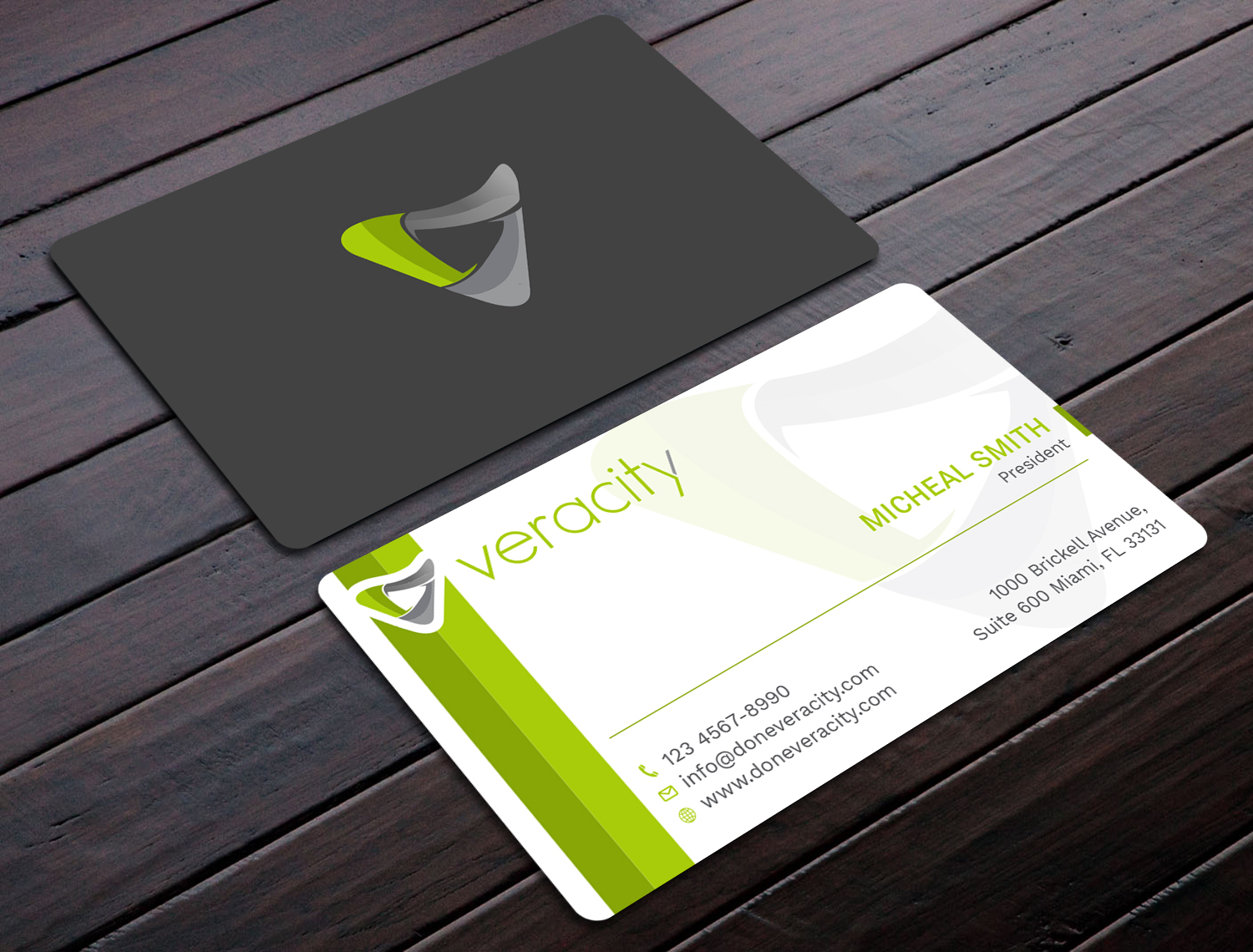 Business Card Design by Tripti Ranjan Gain for veracity | Design #23422571