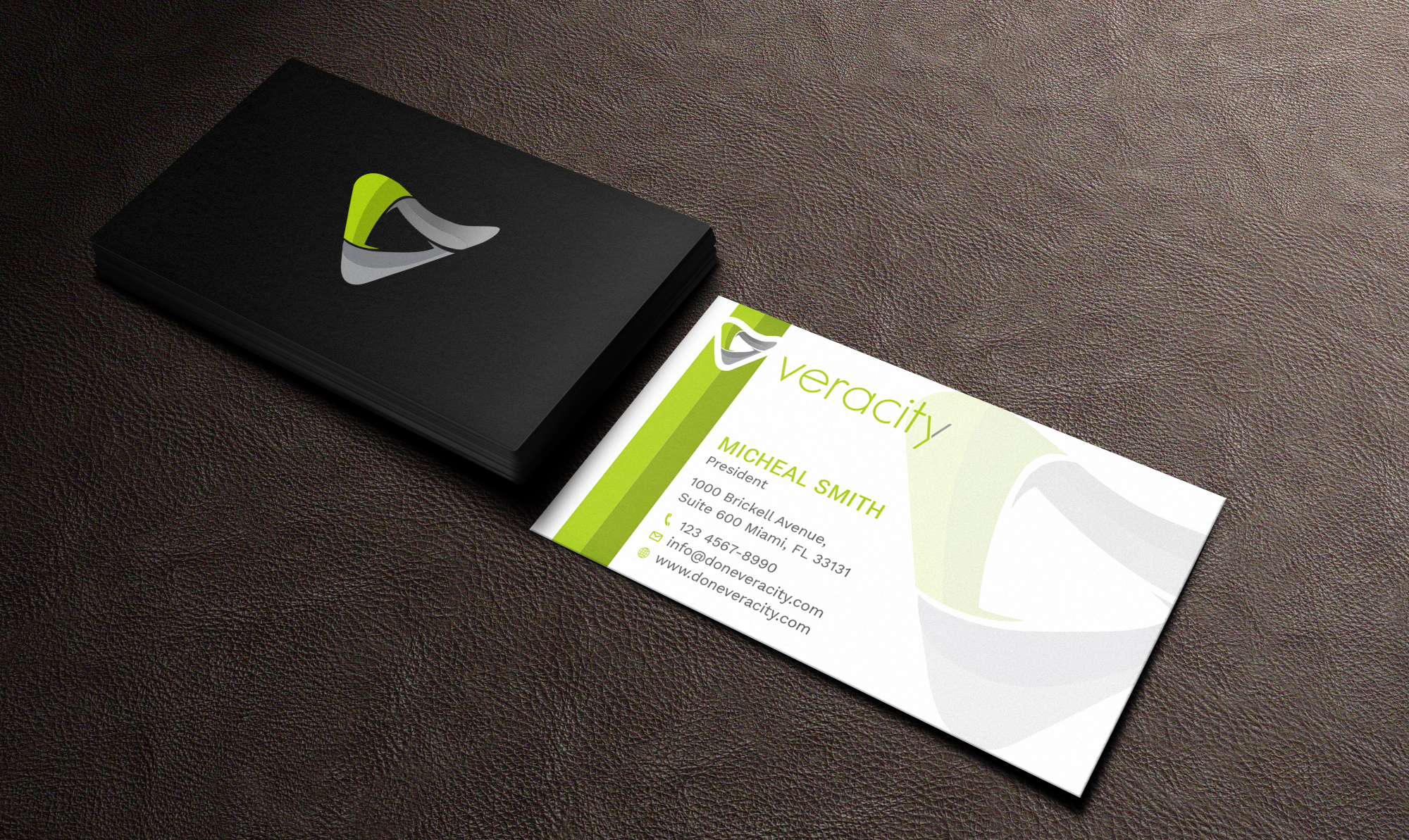 Business Card Design by Tripti Ranjan Gain for veracity | Design #23422574