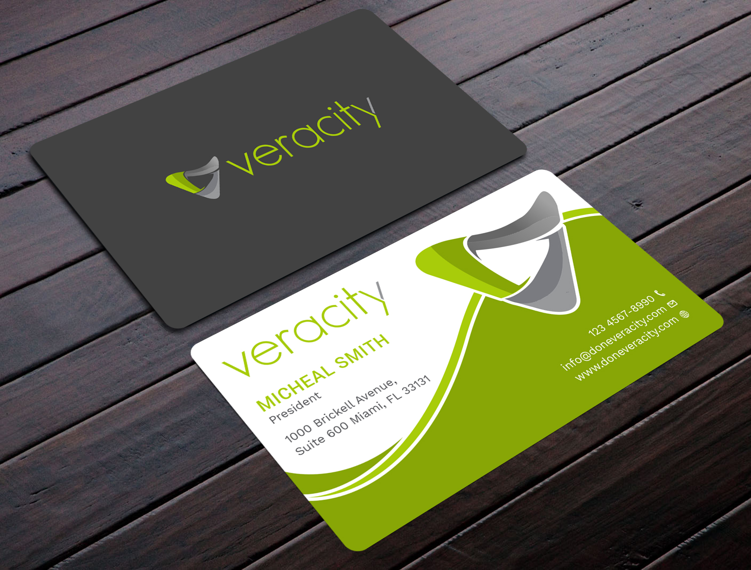 Business Card Design by Tripti Ranjan Gain for veracity | Design #23422585