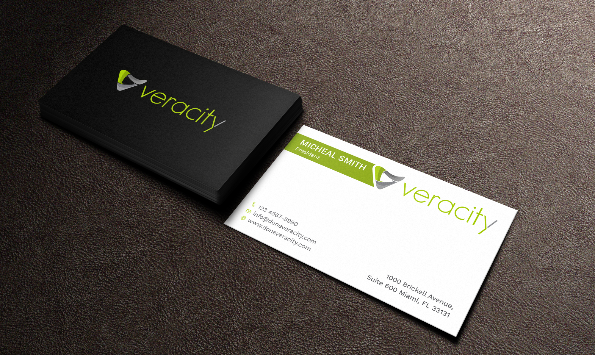 Business Card Design by Tripti Ranjan Gain for veracity | Design #23422587