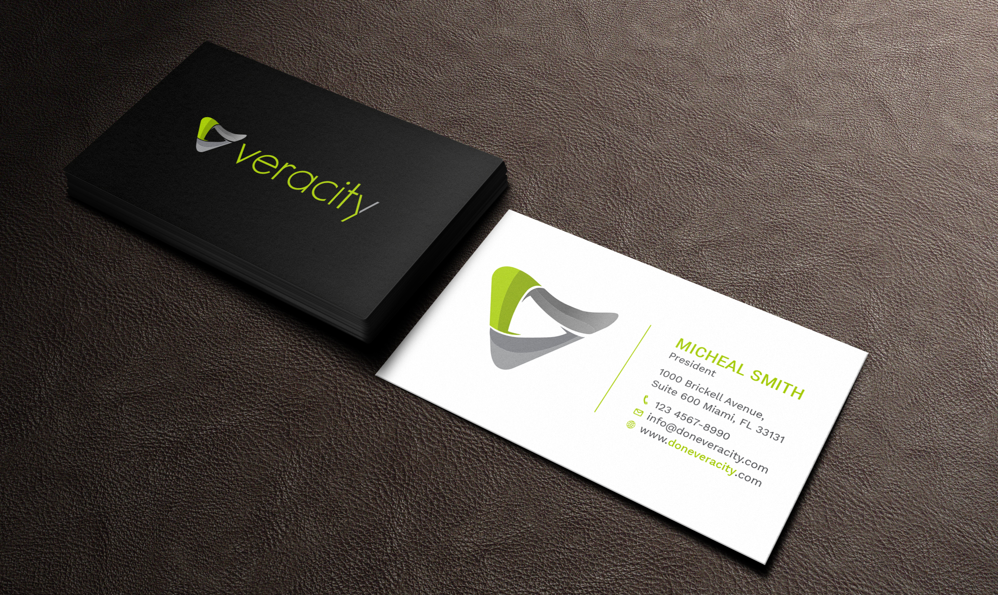 Business Card Design by Tripti Ranjan Gain for veracity | Design #23422589