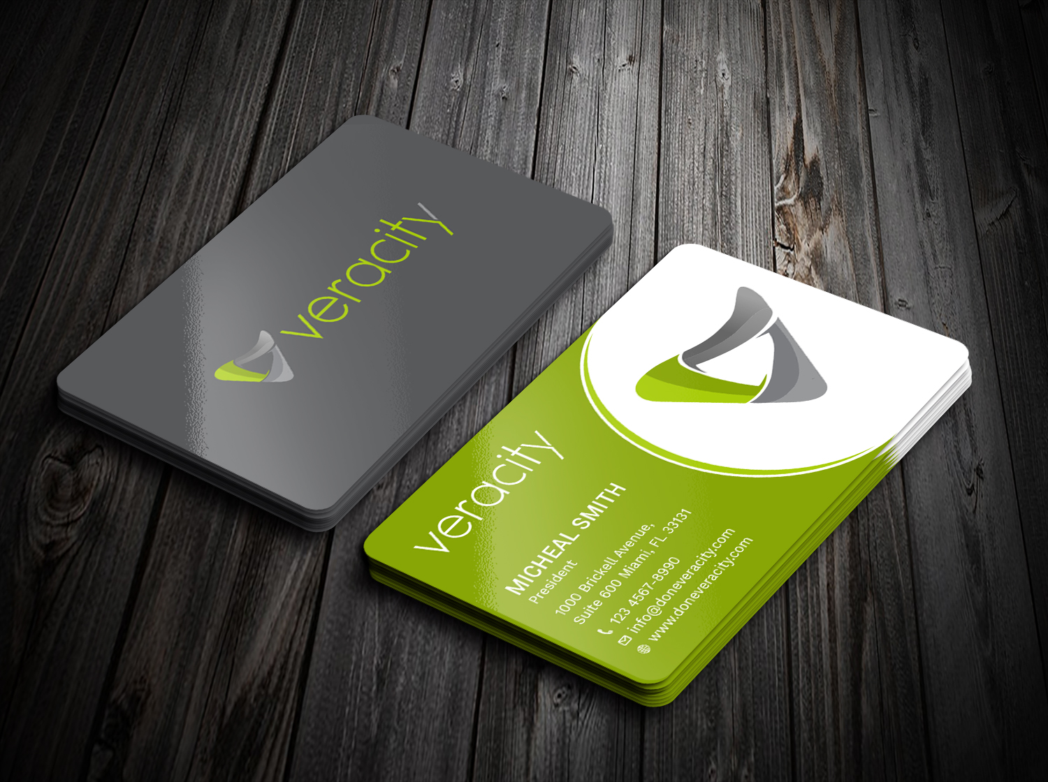 Business Card Design by Tripti Ranjan Gain for veracity | Design #23422595