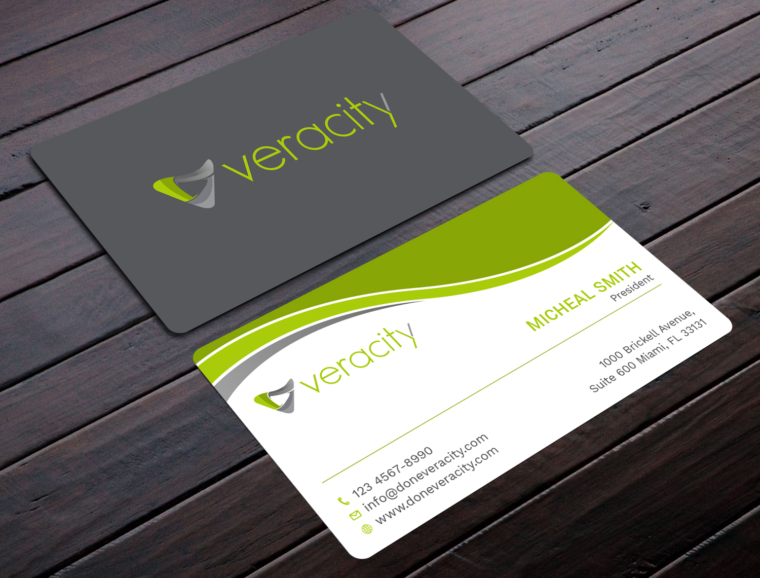 Design de Carte de Visite par Tripti Ranjan Gain pour veracity | Design #23422596