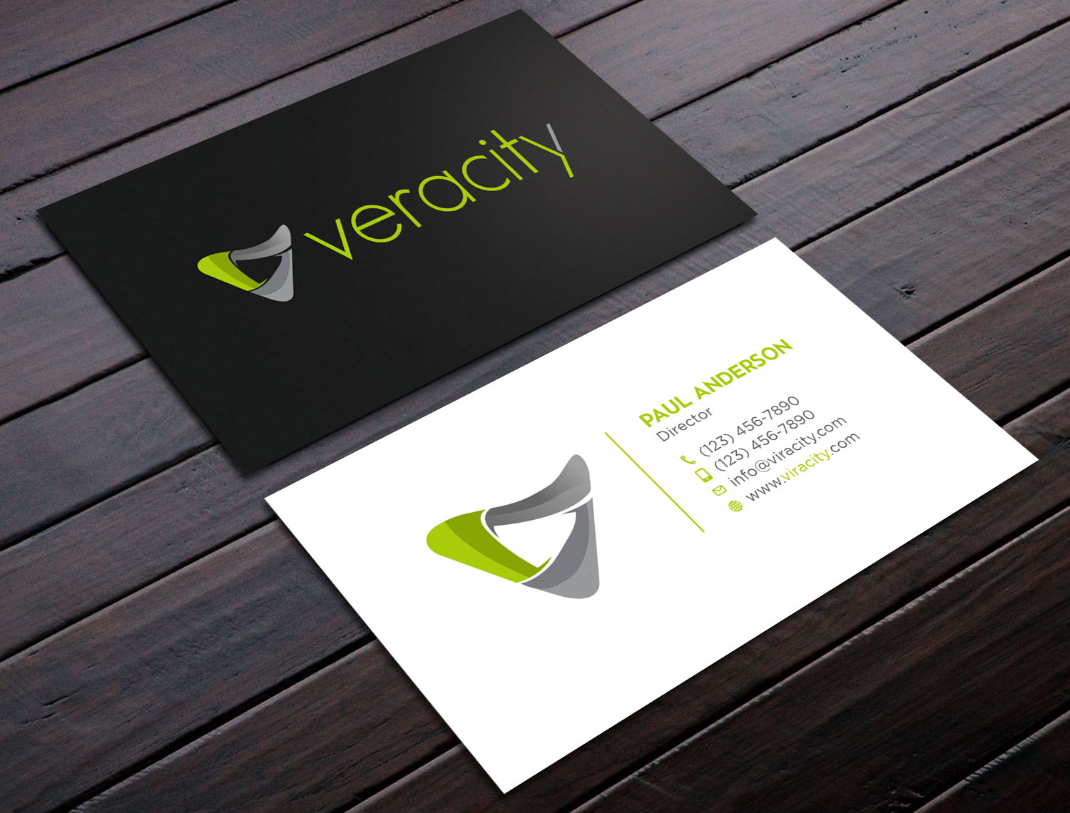 Business Card Design by Tripti Ranjan Gain for veracity | Design #23422609