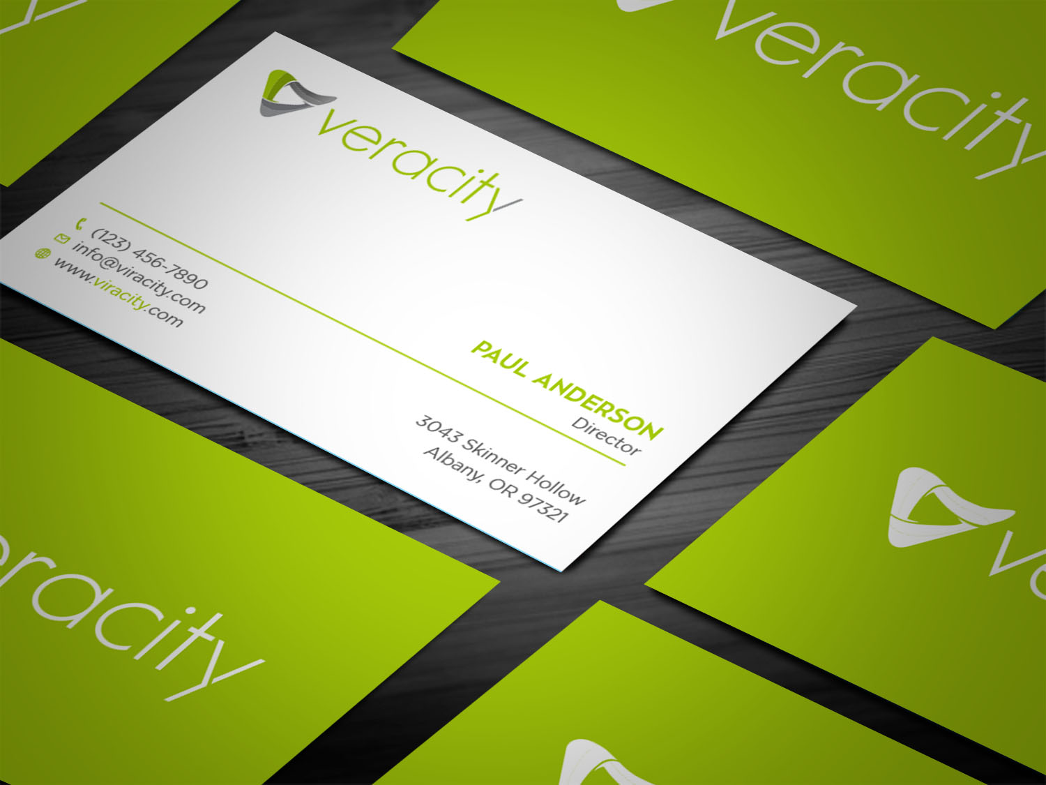 Business Card Design by Tripti Ranjan Gain for veracity | Design #23422611