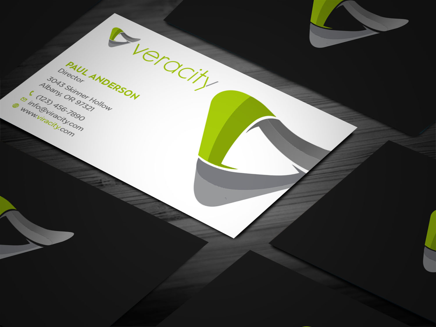 Business Card Design by Tripti Ranjan Gain for veracity | Design #23422613